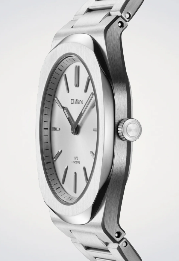 D1-UHBL01 Silver Mellow Ultra Thin 34 mm
